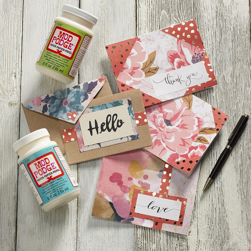 Mod Podge Paper Matte Sealer, Glue & Finish - 8 oz (236 ml) - Image 5