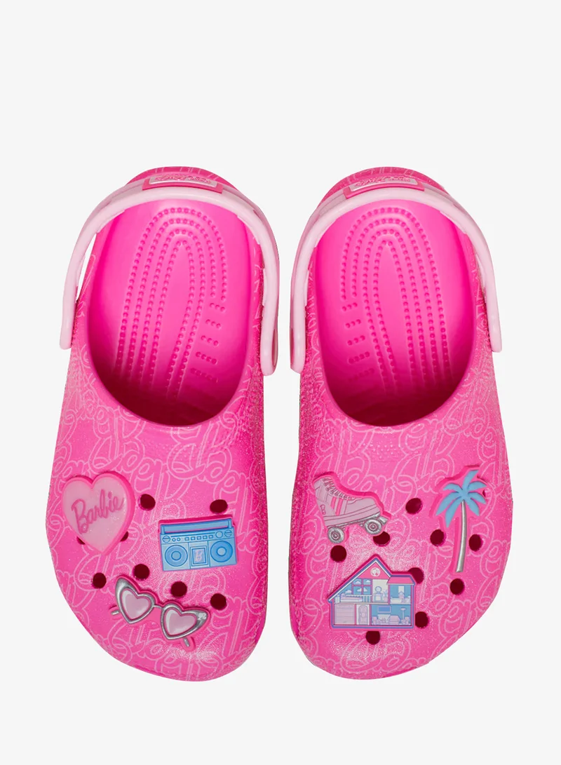 كروكس شبشب باربي كلاسيك وردي للأطفال من ماتيل