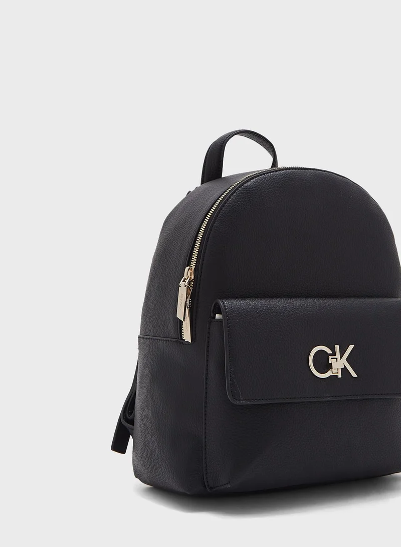 CALVIN KLEIN Re Lock Pocket Detail Backpack