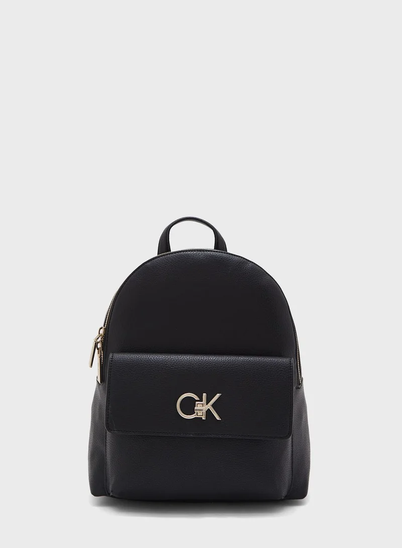 CALVIN KLEIN Re Lock Pocket Detail Backpack