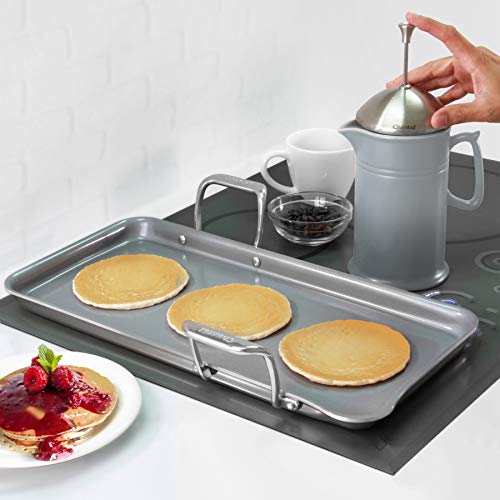 Chantal Stainless Steel Griddle, 19" x 9.5" (Ceramic Non Stick) - Image 3