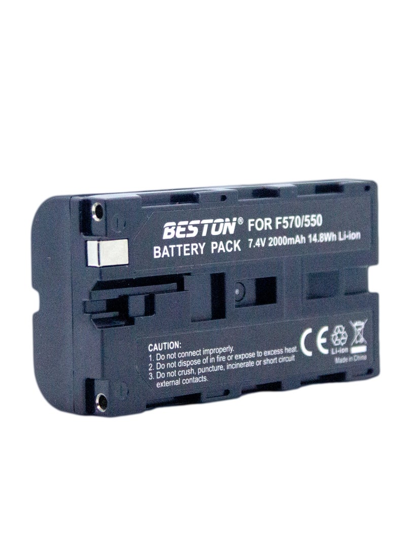 BESTON - Beston BST-NP-F550/NP-F570 Camera Battery (2600mAh, 7.4V) - Image 1
