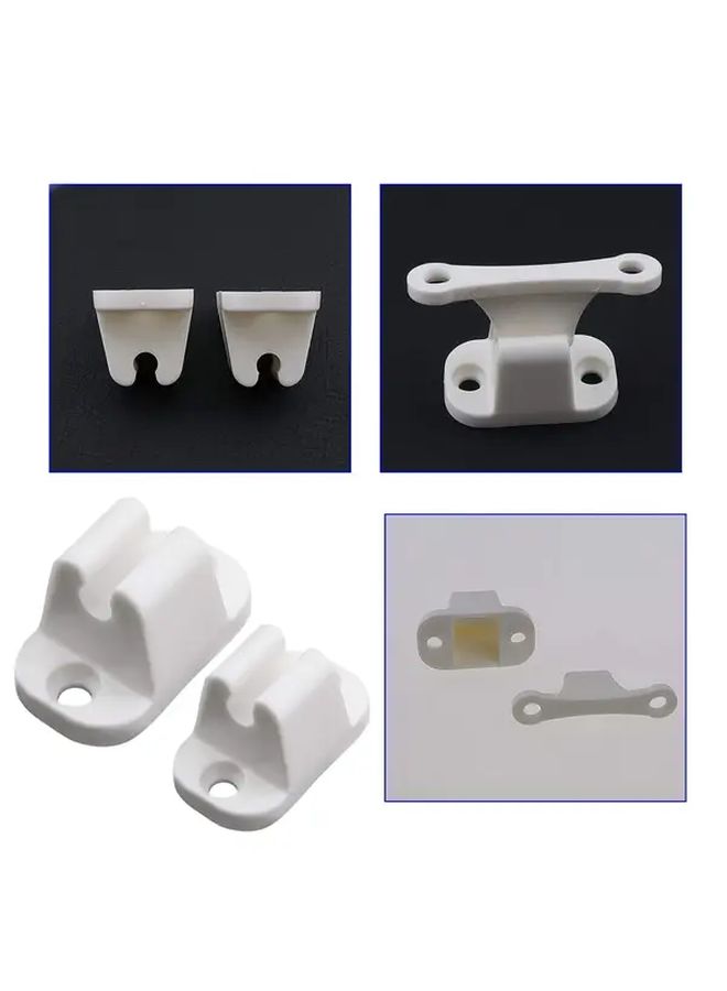 Heavy Duty T Shaped RV Door Lock Buckle Mechanical Knob White Enhanced Security - Image 4