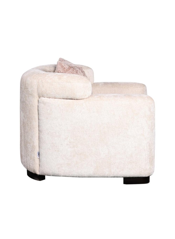 Miro Off-White Single Chair – Modern and Elegant Design with Dimensions 75x107x100 cm - Image 3