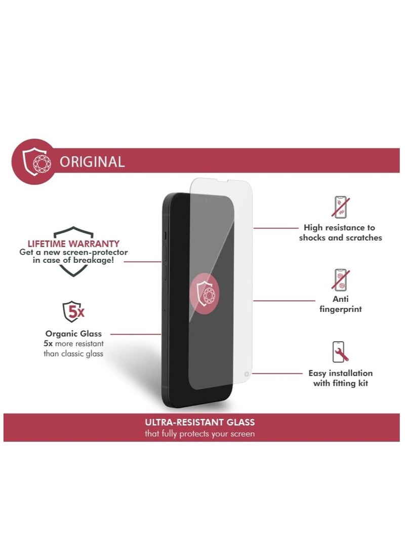 FORCE - Force Glass iPhone 14 Pro Max Flat Original Screen protectors Lifetime Warranty - Image 1