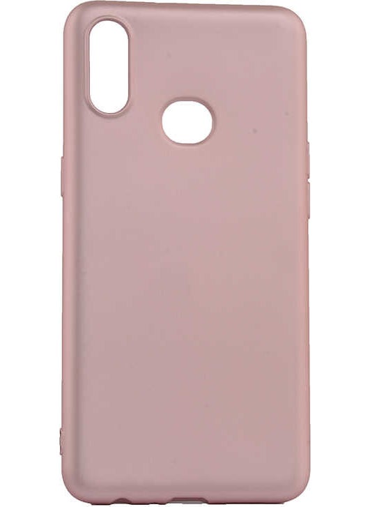 Nevarium - Galaxy A10S Case Silicone Soft Textured Premium- Rose Gold - Image 1