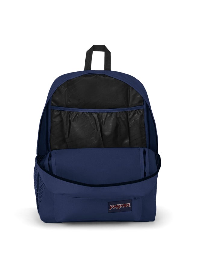 JANSPORT Flex Pack Zipper Closure Adjustable Shoulder Strap Backpack Navy 42 x 32 x 14 cm EK0A5BBXN541 - Image 2