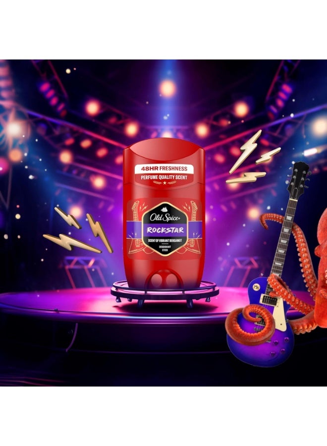 أولد سبايس ستيك مزيل العرق أولد سبايس للرجال - روك ستار (Rock Star) - 50 مل - Image 3