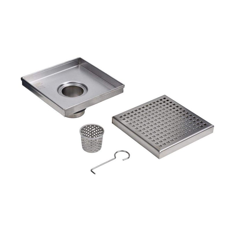 Oatey Designline 6 in. x 6 in. Square Drain Square Grate - Image 2