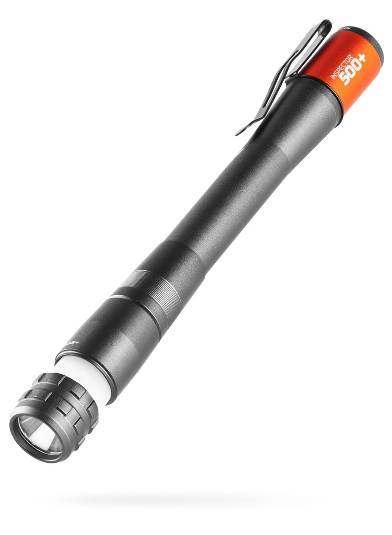 NEBO INSPECTOR 500+ Rechargeable 500 Lumen Handheld Flashlight Featuring Flex-Fuel - Image 1