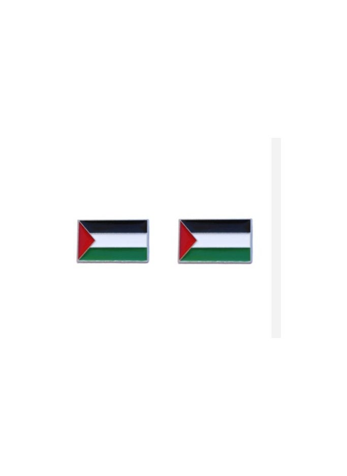 ZAP - Palestine National Flag Lapel Pin Badge (Pack of 2) - Image 1