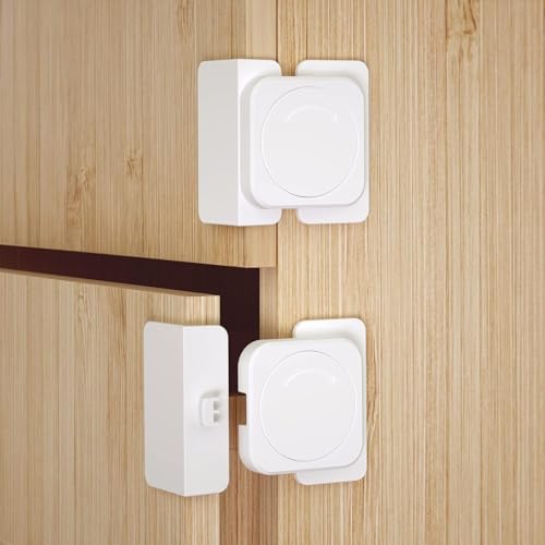 SIYANSHU Child Safety Cabinet Locks, Baby Safety Hidden Lock for Cabinets, Drawer, Refrigerator No Drilling, Baby Proofing Latches for Closet, Kid Safety Lock to Keep Your Child Safe at Home (Pack Of-2, Right angle lock) - Image 3