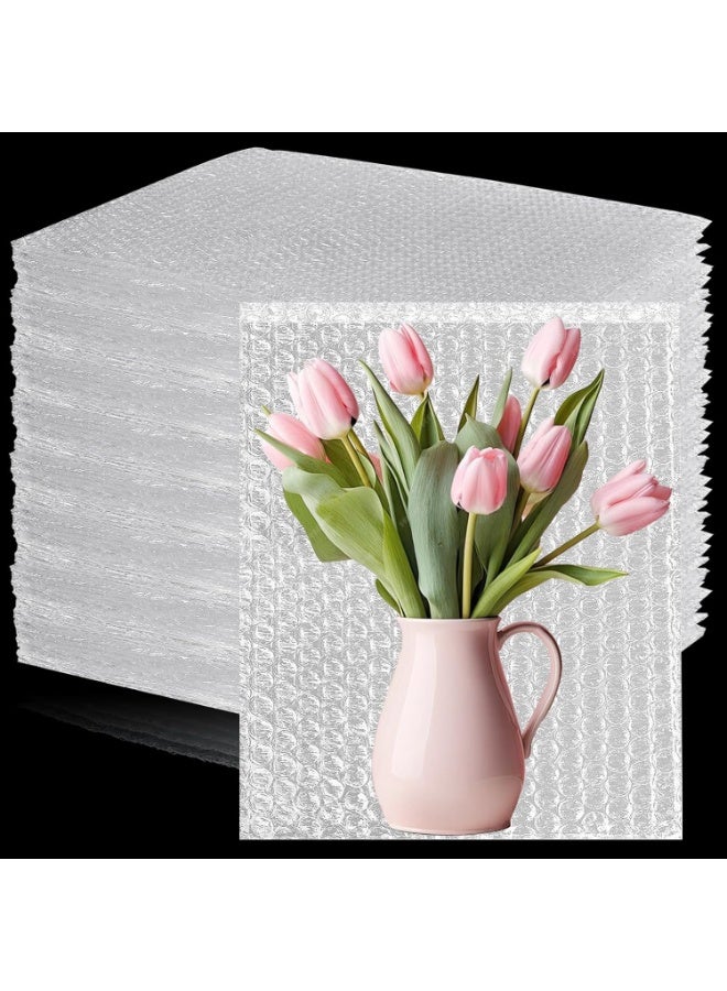 Bukela 100 Pcs 8" X 12" Bubble Bag Packaging Bags, Clear Bubble Bags, Double Layer Cushioning Packaging Bags for Mobile Packaging Storage Of Fragile Porcelain Tableware Electronics - Image 1