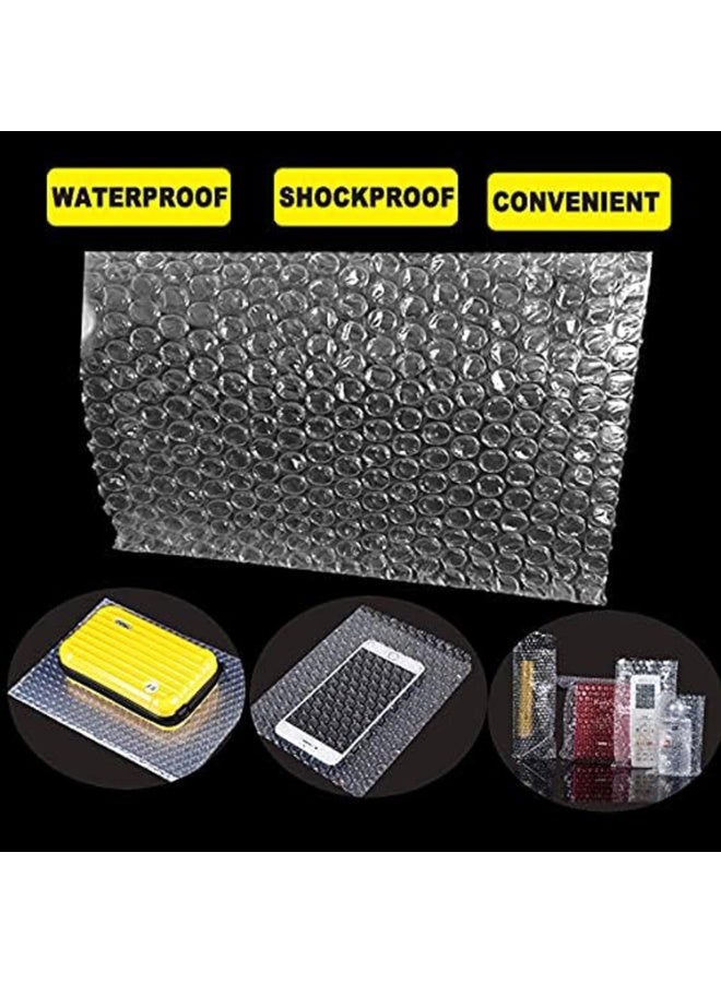 Bukela 100 Pcs 8" X 12" Bubble Bag Packaging Bags, Clear Bubble Bags, Double Layer Cushioning Packaging Bags for Mobile Packaging Storage Of Fragile Porcelain Tableware Electronics - Image 2