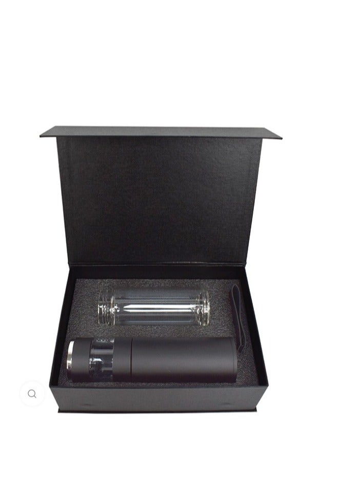 Vitacelli GIFT SETS : Tea Infuser Bottle ATM 30 : Glass Water Bottle Packing Magnetic Gift Box Size : 27.6 x 20.3 x 8.5 cm - Image 3