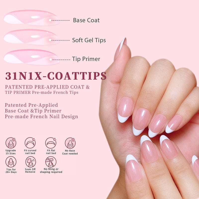 Nail Art Wearable Nail Art Removable Nail Art Nail Art Fake Nail Stickers 15 Sizes Total 150pcs - Image 4