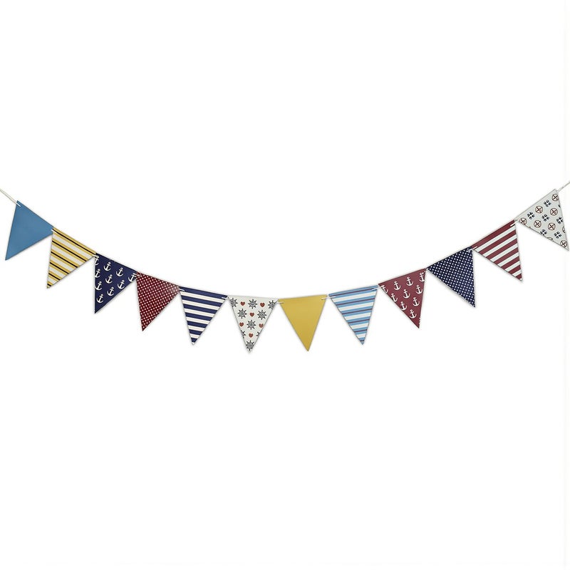 Multi Scene Compatible Triangle Bunting Hangable On Walls Windows Tents For All Event Spaces - Image 1