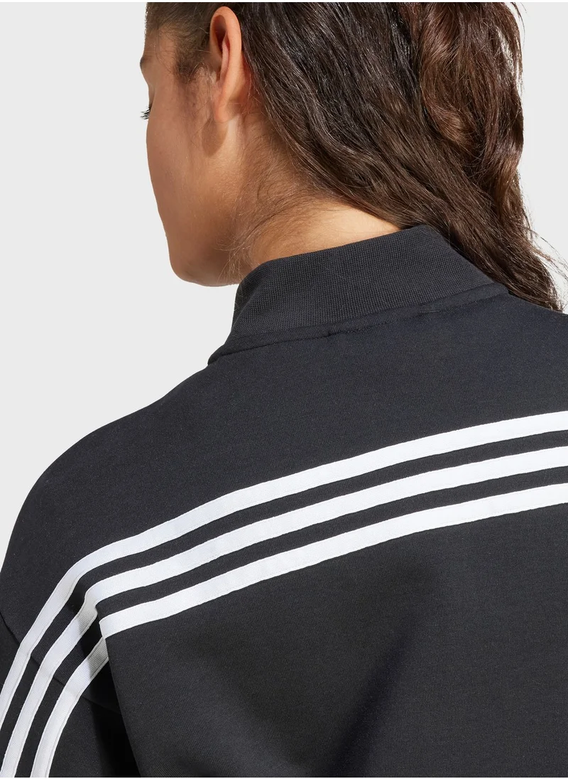 Adidas Future Icon 3 Stripe Bomber Jacket