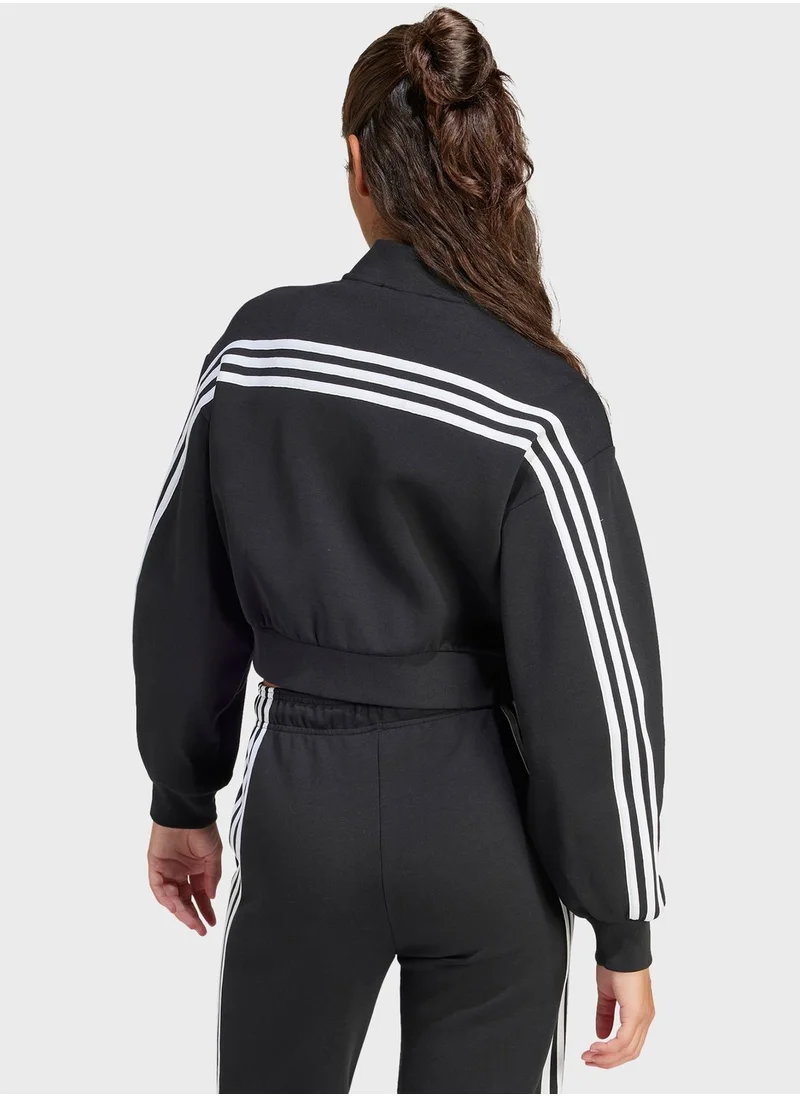 Adidas Future Icon 3 Stripe Bomber Jacket