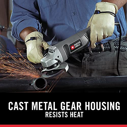 PORTER CABLE PORTER-CABLE Angle Grinder Tool, 4-1/2-Inch, 7.5-Amp (PC750AG) - Image 4