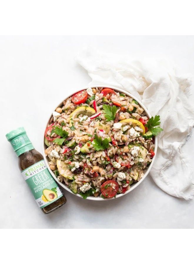 Primal Kitchen Greek Vinaigrette & Marinade Salad Dressing made with Avocado Oil, Whole30 Approved, Certified Paleo, and Keto Certified, 8 Fluid Ounces, 8 Fl Oz (Pack of 1) (PKDRESS-GV6) - Image 5