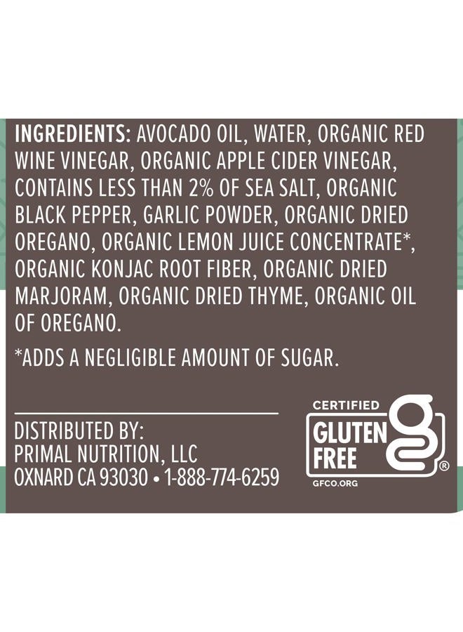 Primal Kitchen Greek Vinaigrette & Marinade Salad Dressing made with Avocado Oil, Whole30 Approved, Certified Paleo, and Keto Certified, 8 Fluid Ounces, 8 Fl Oz (Pack of 1) (PKDRESS-GV6) - Image 3