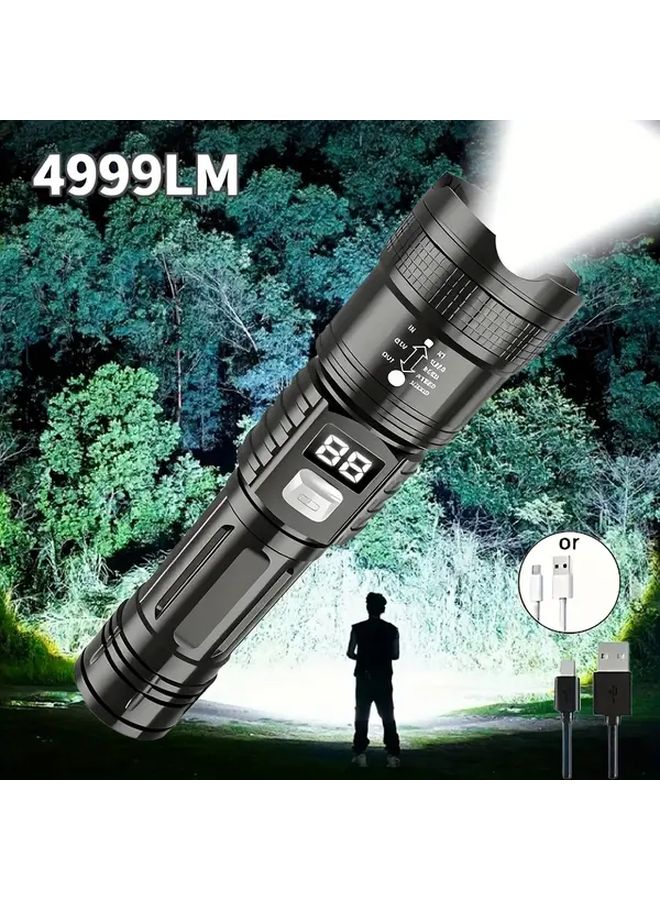 High Lumen LED Compact Mini Handheld Flashlight Model 6607 1PC For Emergency Camping Outdoor - Image 2