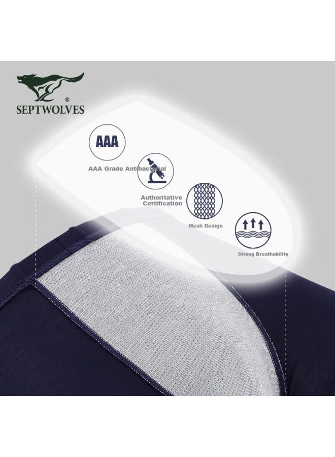 Septwolves Men's Ice Silk Breathable Boxer Briefs 4-pack Classic Style - Image 4