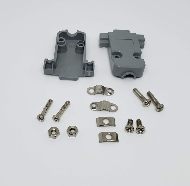 Pc Accessories Connectors Pro Gray Plastic Hoods for DB9 HD15 Connectors Short Screws Individually Bagged 50 Pack