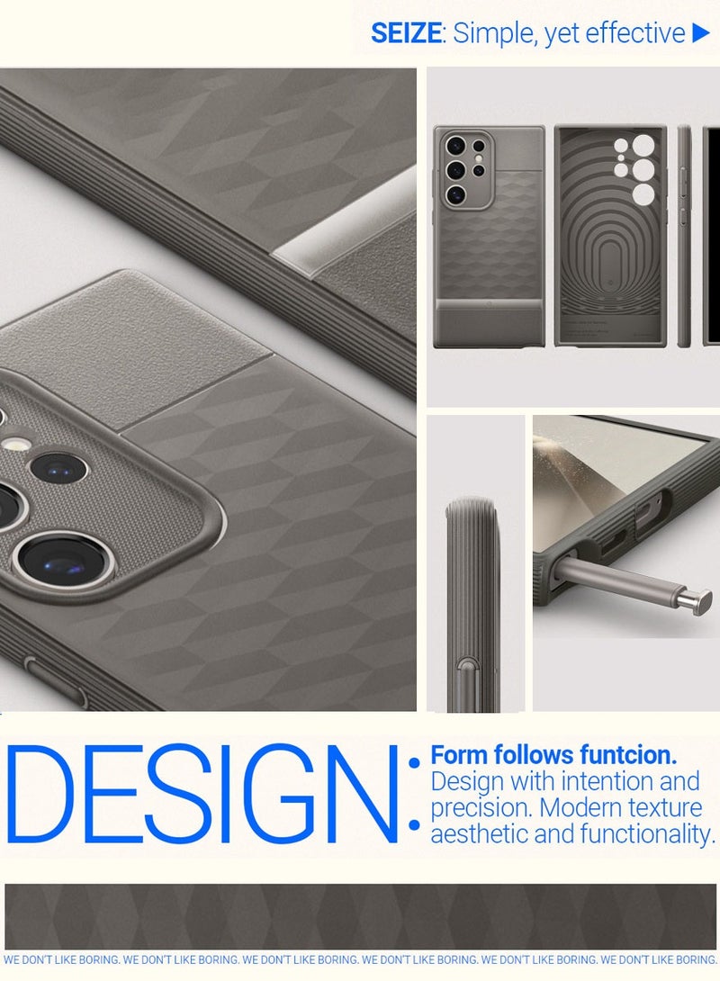 Caseology غطاء حماية بارالاكس لهاتف سامسونج جالكسي S24 ألترا (2024) - رمادي فاتح - Image 3