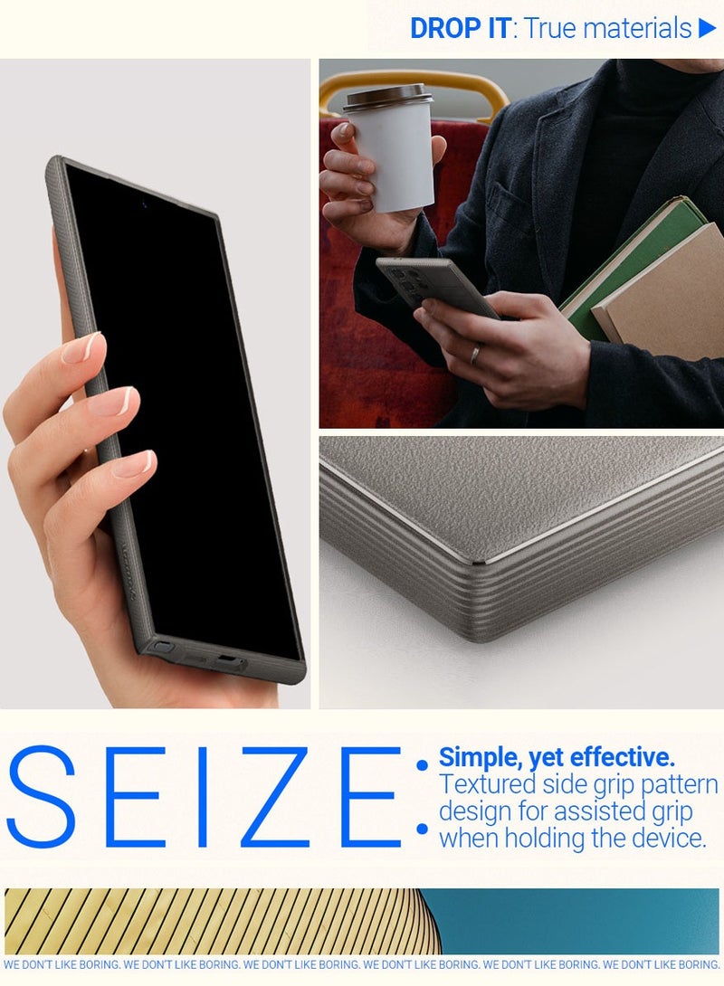 Caseology غطاء حماية بارالاكس لهاتف سامسونج جالكسي S24 ألترا (2024) - رمادي فاتح - Image 4