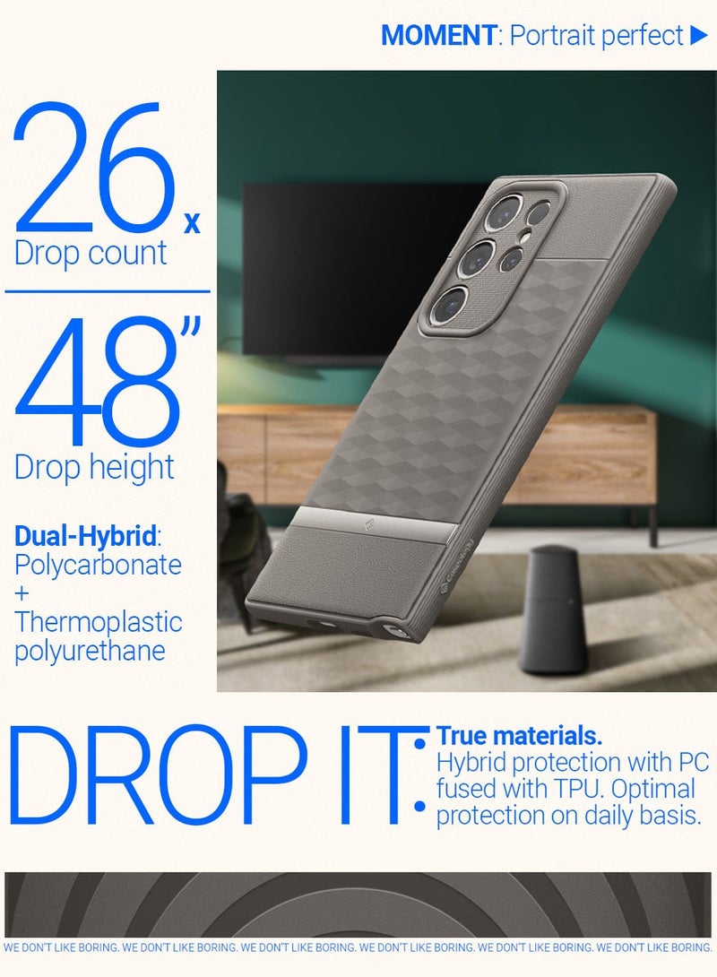 Caseology غطاء حماية بارالاكس لهاتف سامسونج جالكسي S24 ألترا (2024) - رمادي فاتح - Image 5