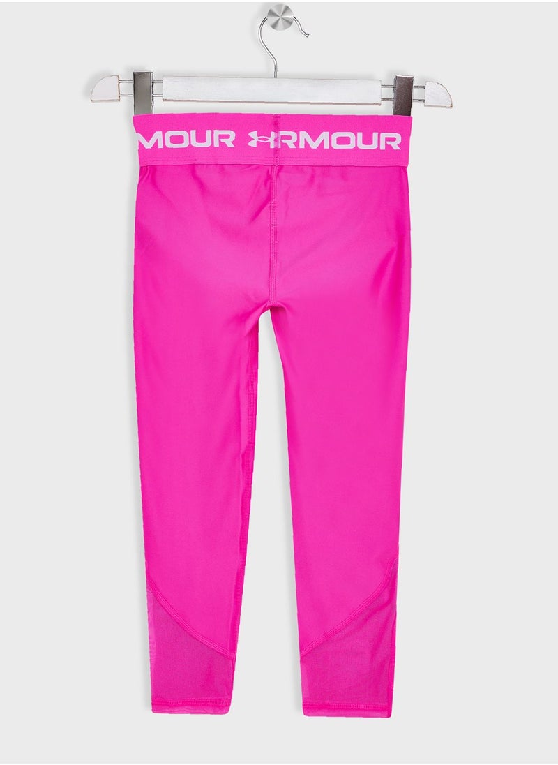 UNDER ARMOUR - Girls' Armour Ankle Crop Leggings - Image 1