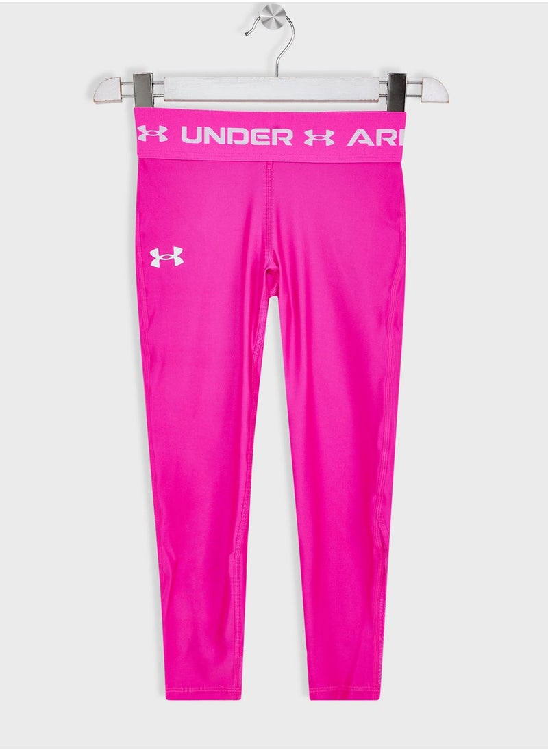 UNDER ARMOUR - Girls' Armour Ankle Crop Leggings - Image 1
