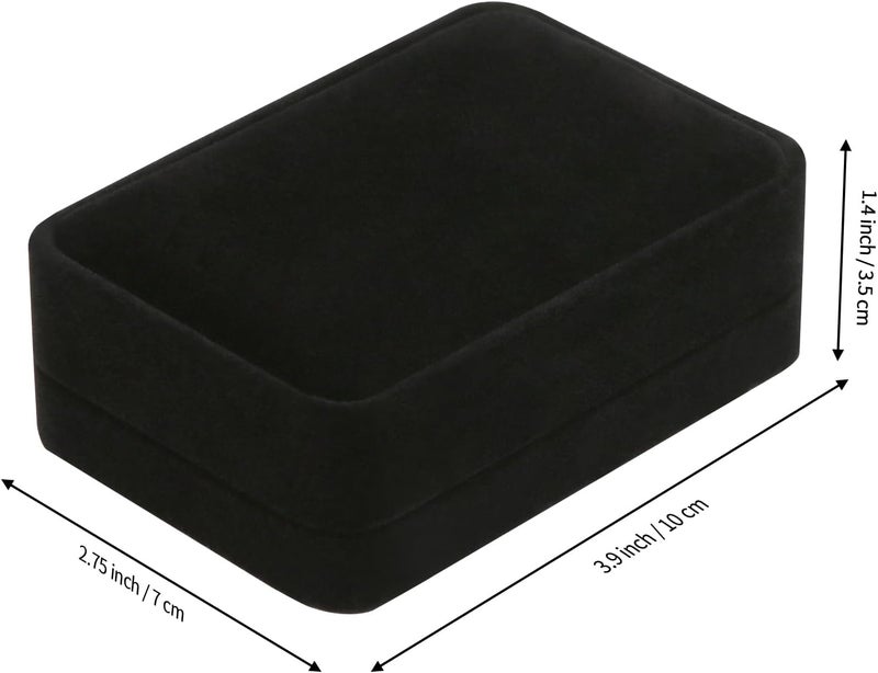 LETURE 6 Pieces Velvet Jewelry Gift Boxes for Necklace Pendant Bracelet Ring Earring, Jewelry Storage Display Case for Christmas Wedding Engagement Birthday Anniversary (Pendant Box STYLE-6PCS) - Image 4