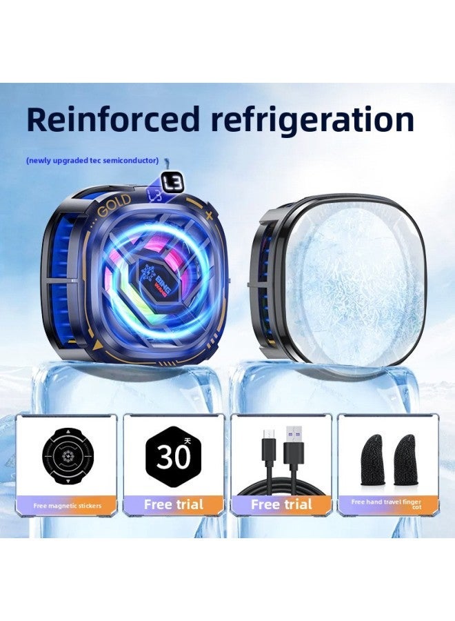 Mobile Phone Radiator Ipad Tablet Magnetic Suction Semiconductor Frozen Refrigeration Back Clip For Black Shark 2pro AppleXiaomi-Color:【For AppleSpecialDigital Display】 TEC Strong Attraction Ultra Q - Image 1