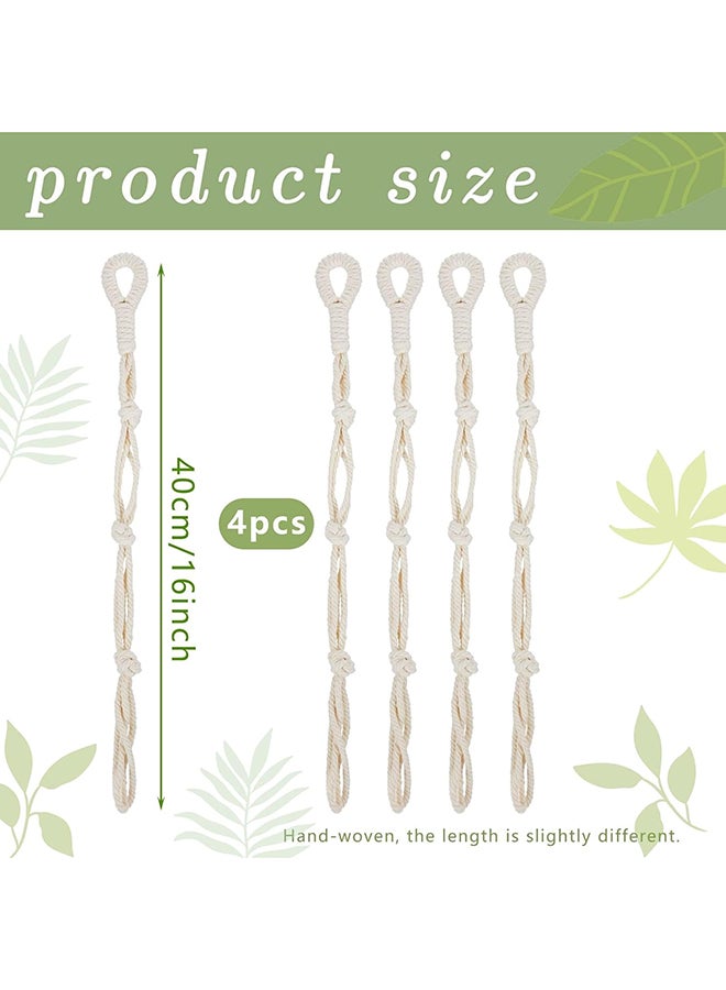 انتيكيانو حبل تمديد لتعليق النباتات 4 قطع من حبل توسيع النباتات - Image 2