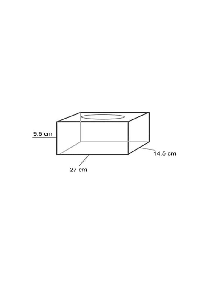 علبة محارم رخامية 27*14*9 سم - Image 3