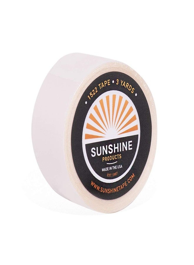 صنشاين تاب شريط لاصق لتثبيت الشعر للاستخدام اليومي - 1522 شريط لاصق للشعر المستعار من 3M - مضاد للحساسية، لطيف على البشرة - ثبات من يوم إلى 7 أيام - 1 بوصة × 3 ياردات - Image 1