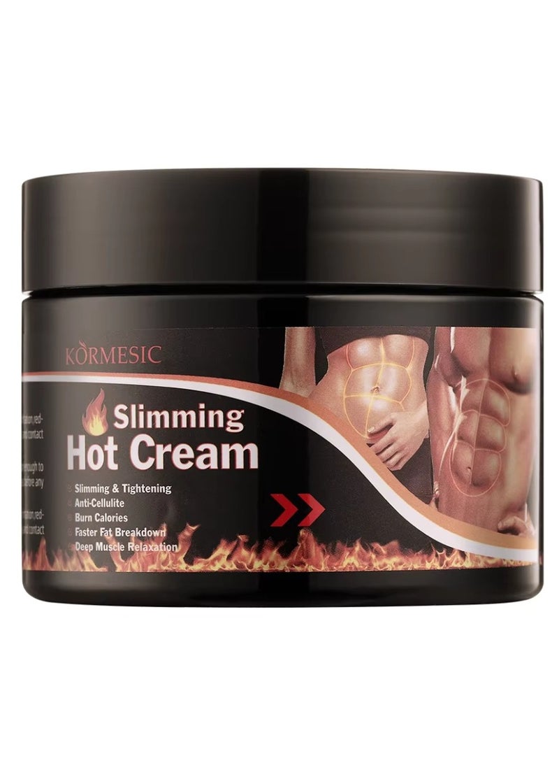 Kormesic 140g Slimming Hot Cream Anti Cellulite Body Firming Cream Fat Burning Therapy Body Shaping Creams Deep Muscle Relaxation Creams Reduce Stretch Marks Skin Toning & Slimming Gel Unisex - Image 1