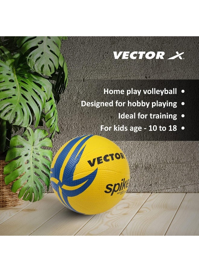 Vector X Spike Rubber Volleyball – Durable Indoor & Outdoor Volleyball with Pump for Training & Matches - Image 2