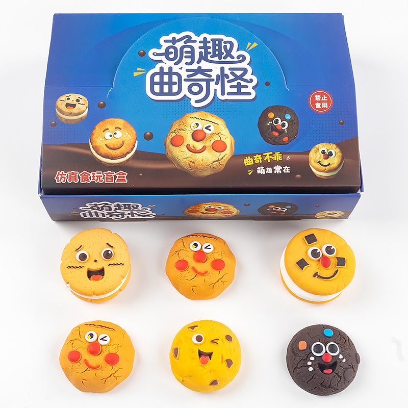 Resin Cookie Emoticon Blind Box Figurine - Image 3
