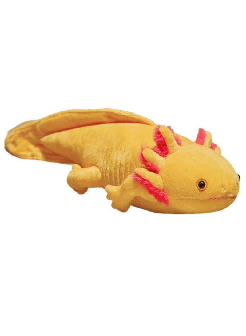 45 CM Cute Salamander Plush Toy Soft Stuffed Animal Doll For Girls And Boys All Ages Gift （Yellow） - Image 1