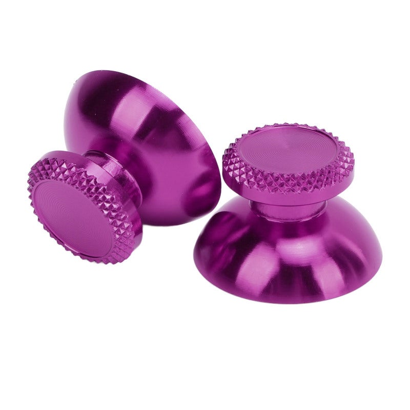 Metal Analog Grips Purple Controller Aluminum Alloy Metallic Joystick - Textured Thumbsticks for Enhanced Gaming Experience - Image 4