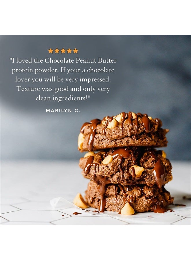 Truvani Vegan Protein Powder | Chocolate Peanut Butter | 20g Organic Plant Based Protein | 20 Servings | Pea Protein for Women and Men | Keto | Gluten & Dairy Free | Low Carb | No Added Sugar - Image 4