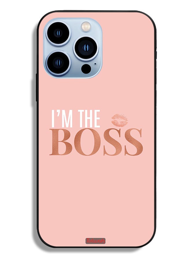 Tolwak Apple iPhone 13 Pro Protective Case I Am The Boss - Image 2