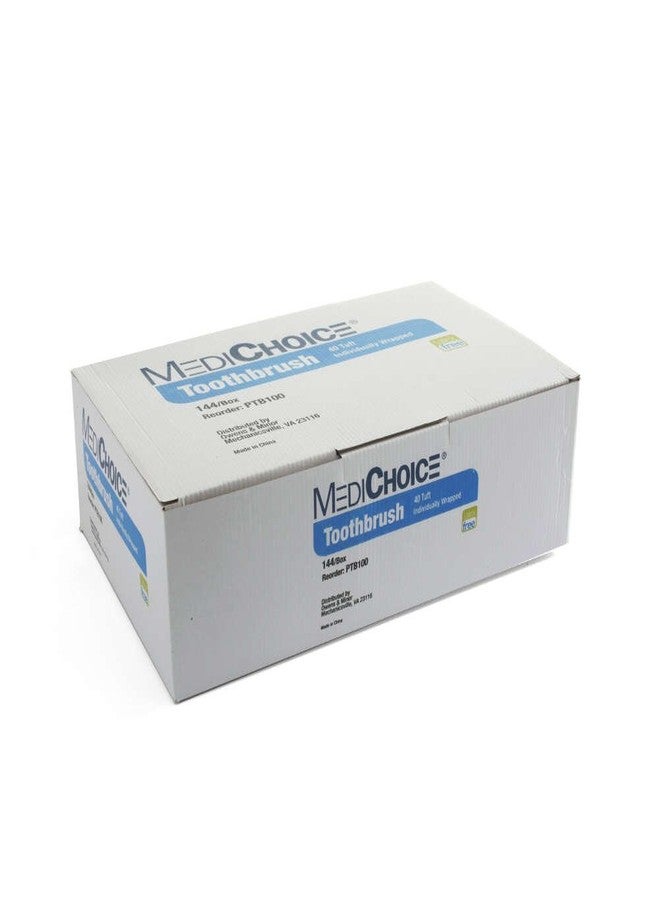 MediChoice Toothbrush, Premium Angled Head, 40 Tuft (Box of 144 - Image 4