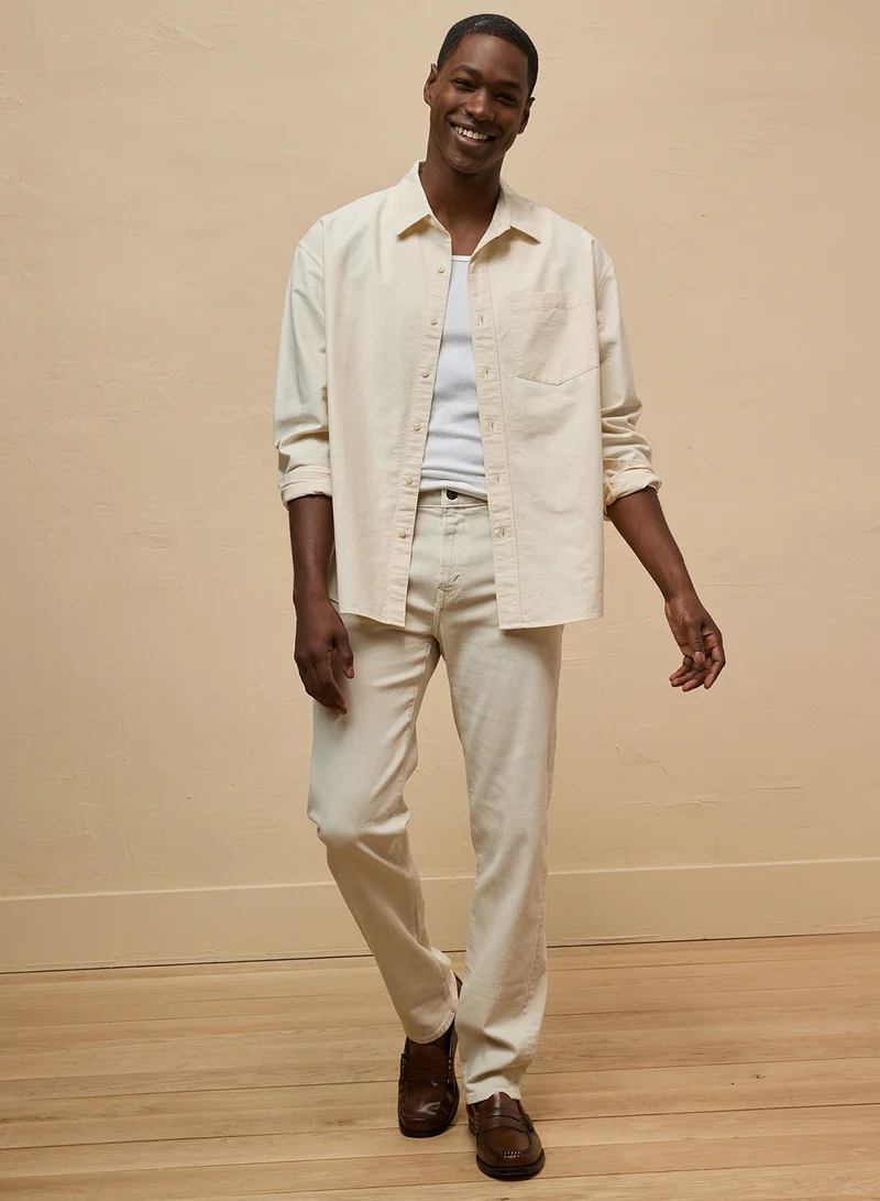 American Eagle Pocket Detail Button Down Oxford Shirt