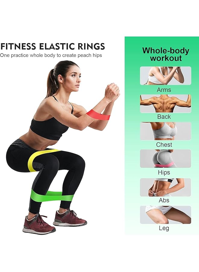 SKY-TOUCH 5PCS/Set Resistance Band fitness 6Levels Latex Gym Strength Training Rubber Loops Bands Fitness CrossFit Equipment Yoga Exercise Pull Rope Elastic Bands for Fit - Image 5