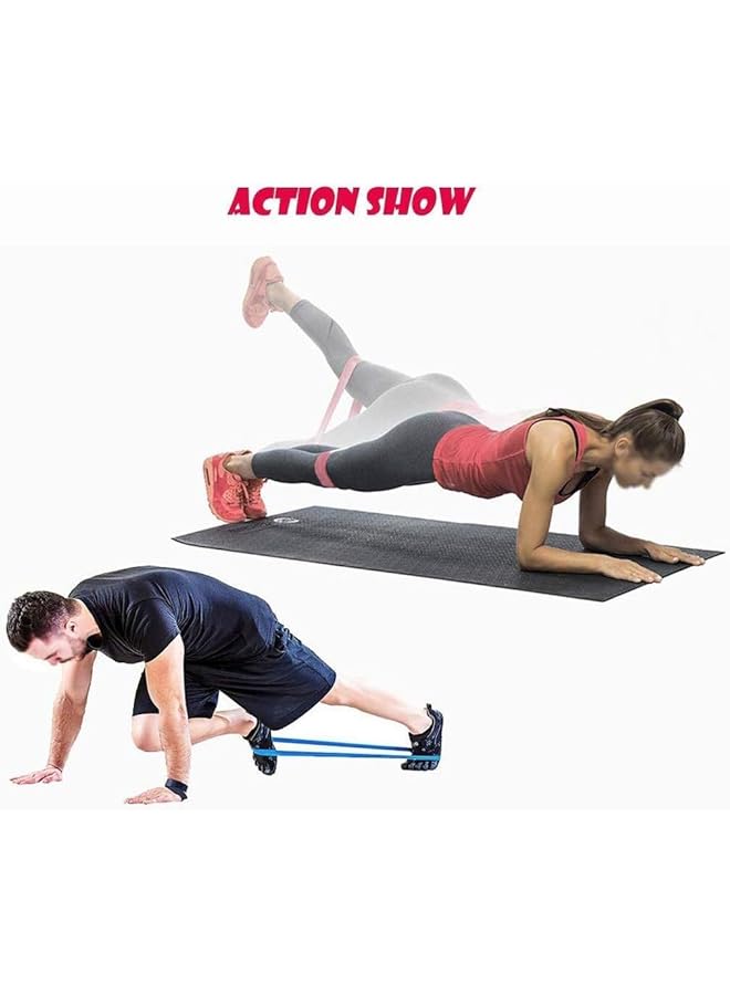 SKY-TOUCH 5PCS/Set Resistance Band fitness 6Levels Latex Gym Strength Training Rubber Loops Bands Fitness CrossFit Equipment Yoga Exercise Pull Rope Elastic Bands for Fit - Image 2